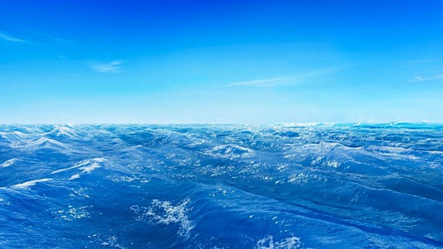 第二日,神的權柄擺佈諸水,創造空氣,人類最基本的生存空間出現了