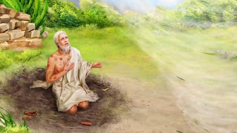 耶和華首次對約伯說話