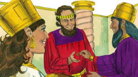 以斯帖,亞哈隨魯王,末底改