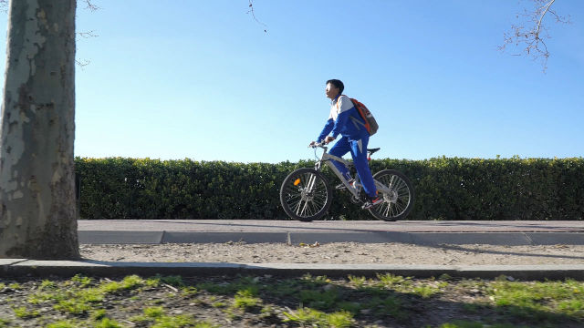 學生,騎車