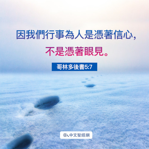 哥林多後書5：7-靈修經文