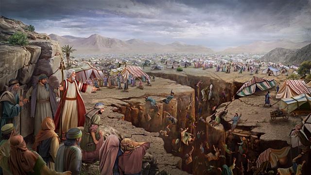 二百五十個首領為何被地吞吃