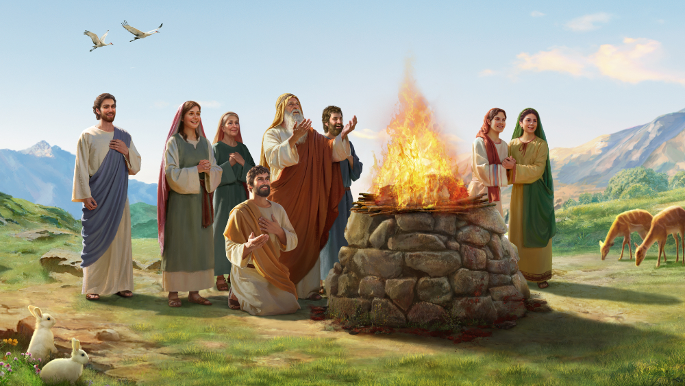 洪水之後,神對挪亞的賜福